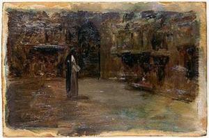 Interior De Un Panteon by Ulpiano Checa y Sanz