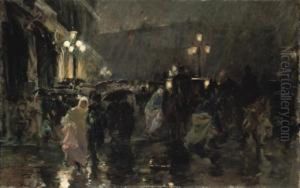 After The Opera by Ulpiano Checa y Sanz