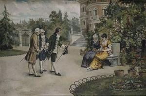 Enamorados En Pompeya by Ulpiano Checa y Sanz
