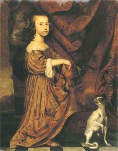 Portrait of a young lady by Adriaen Cornelisz. Beeldemaker