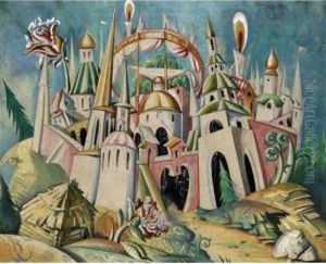 Design For The Opera Ruslan And Ludmilla For A Production By Nikolai Baliev by Sergei Vasil'evich Chekhonin