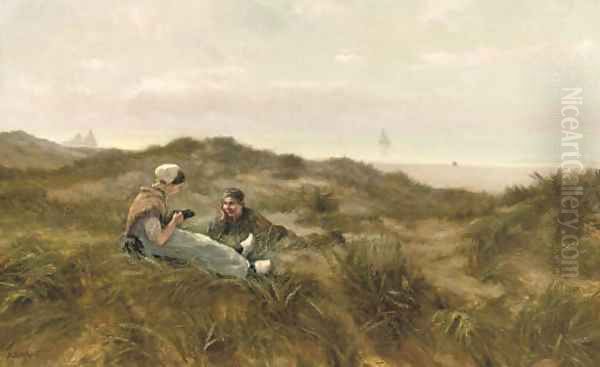 Flirting in the dunes - view 1