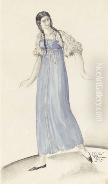 Costume Design For 'in 1825' - view 1
