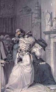 Lady at her toilet by Edward Francis Burney