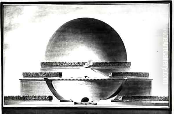 Design for Newton's cenotaph - view 1