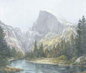 Royal Arch, Half Dome, Yosemite by Henry Joseph Breuer