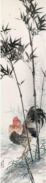 Rooster And Bamboo - view 1