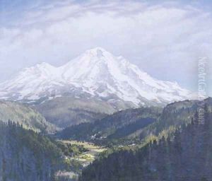 Snowy Mountain by Henry Joseph Breuer
