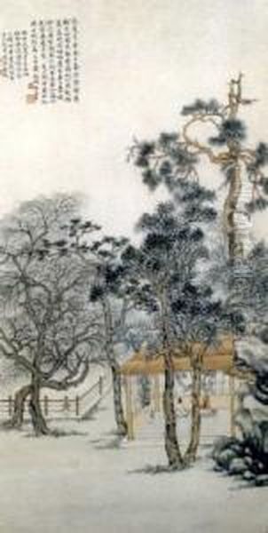 Landscape After Wen Zhengming - view 1