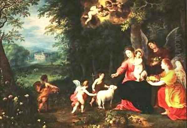 Madonna and Child with Angels - view 1