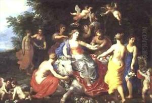 Europa and the Bull by Jan & Balen, Hendrik van Brueghel