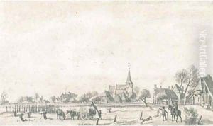 View of Duiven, near Cleves by Jan De Beyer