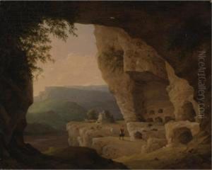View Of A Grotto In Crimea