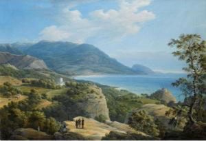 View Of Orianda On The Southern Shores Of The Crimea