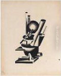 With Inscriptions T.l. And L.l. by Iakov Chernikhov