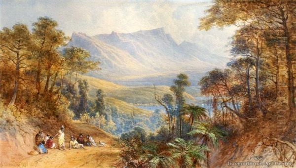 Maori Gathering, Banks Peninsula - view 1