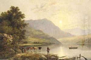 Sunset over the loch