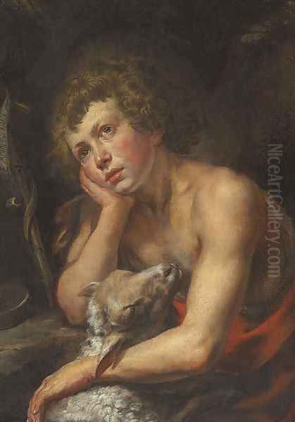 Saint John the Baptist in the wilderness - view 1