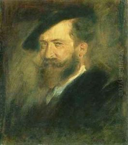 Portrait of the Artist Wilhelm Busch 1832-1908 by Wilhelm Busch