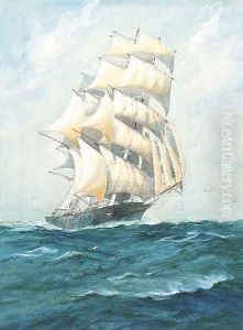 Cutty Sark, British clipper by William Minshall Birchall