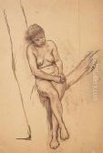 Nu Assis Sur La Branche Nu Assis Sur La Branche