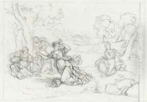 Ninfe In Un Bosco by Bartolomeo Giuseppe Chiari