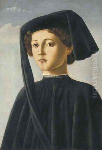 Portrait of a young gentleman by Francesco Botticini