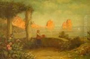 L'acquaiola Di Capri by Giuseppe Chiarolanza