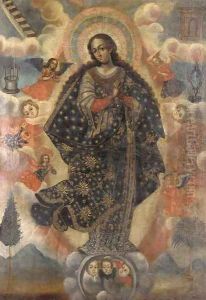 Virgen Inmaculada by Gaspar Miguel De Berrio