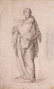 Saint John the Evangelist holding a chalice by Jacques Bellange