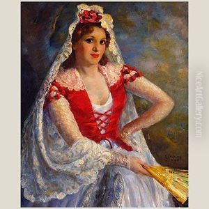 Dama Con Mantilla