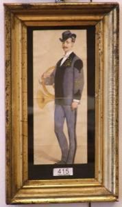 Suonatore Di Corno by Gaetano Chierici