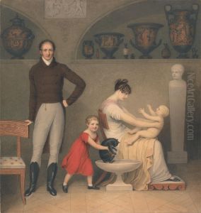The Artist and his Family by Adam Buck