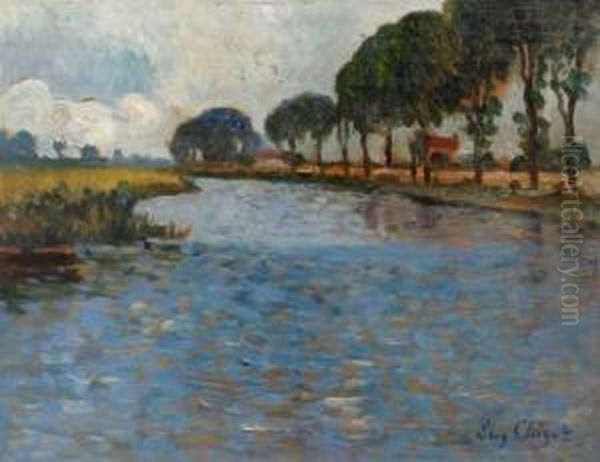 Paysage A La Piece D'eau Arboree - view 1
