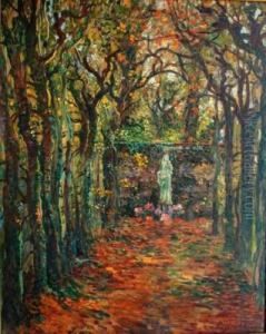 L'allee De La Vierge by Eugene Chigot