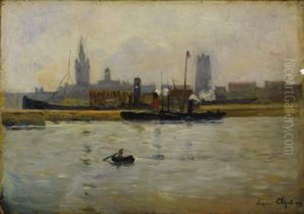 Boats In The Harbor - view 1
