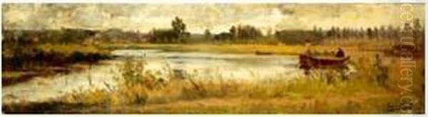 Barque Sur La Riviere - view 1