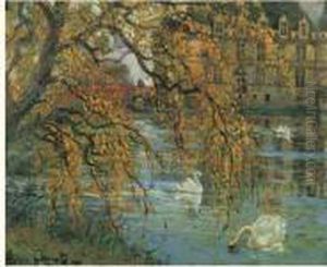 Chateau D'azay-le-rideau by Eugene Chigot