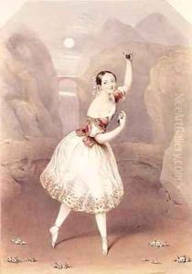 Marie Taglioni (1804-84) as Lauretta in 'La Gitana'