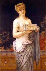 Pompeian Girl by Augustus Jules Bouvier