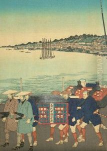 Woodblock Printed In Colours by Yoshu Toyoharu Chikanobu /