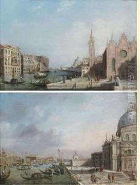 Vue De L'eglise Santa Maria Delle Carita Au Bord Du Grand Canal - view 1