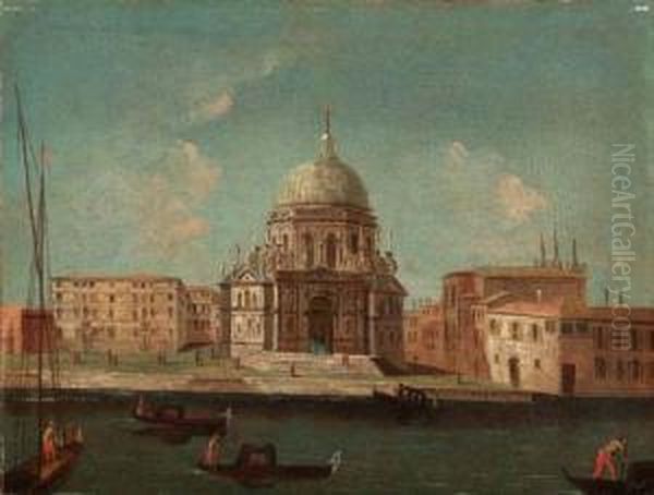 Veduta Della Chiesa Della Salute
Con L""abbazia Di San Gregorio Ed Il Seminario Patriarcale - view 1