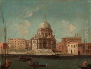 Veduta Della Chiesa Della Salute
 Con L""abbazia Di San Gregorio Ed Il Seminario Patriarcale