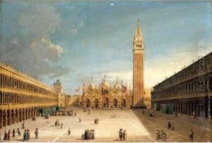 Venice, A View Of The Piazza Di San Marco