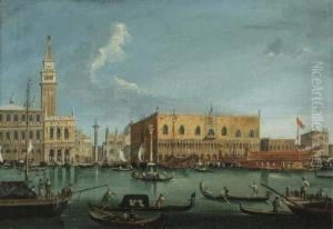 Venezia, Il Bucintoro Sul Canal Grande Presso Palazzo Ducale by Vincenzo Chilone