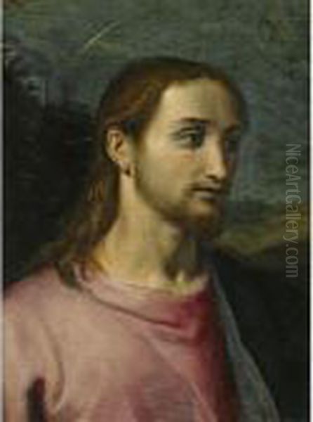 Head Of Saint John In A Landscape - view 1