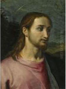 Head Of Saint John In A Landscape by (Jacopo Chimenti) Empoli