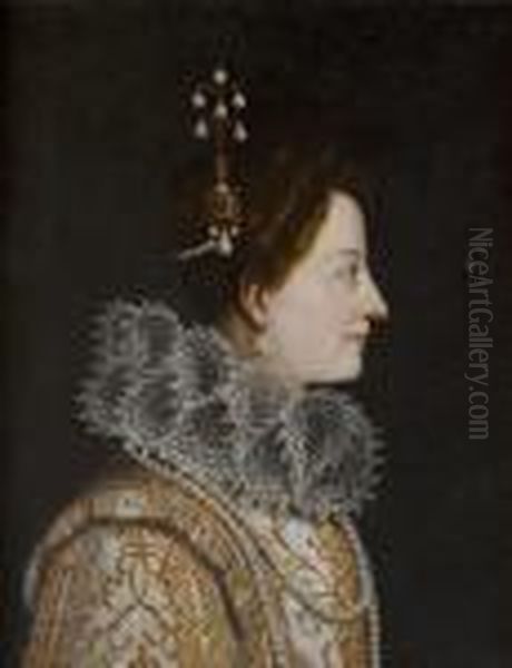 Da Empoli A 17th Century Painting Of Catherine De Medici - view 1