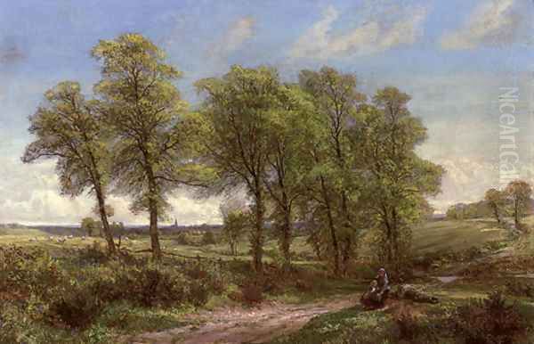 Picking flowers along the way - view 1